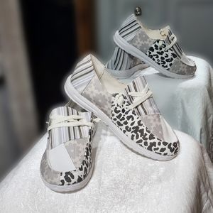 Women's Casual Canvas Slip-on Shoe Size 38